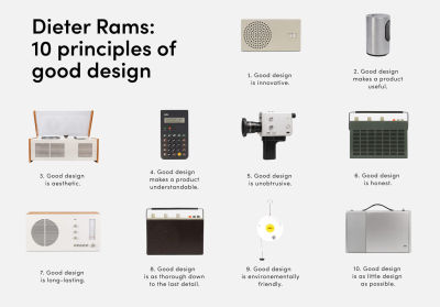 10 legendary principles for good design