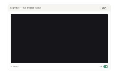 Live Processing In A Log Viewer